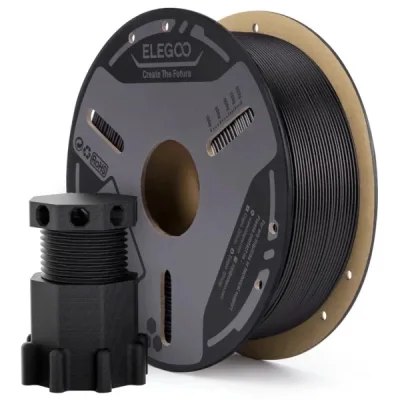 Пластик для 3D-принтера ELEGOO PETG-CF 1кг, 1.75мм, black, carbon fiber (50.203.0634)
