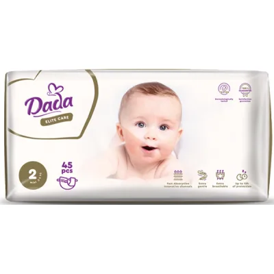 Підгузки Dada Elite Care Mini 2 (3-5 кг) 45 шт (4820174981082)