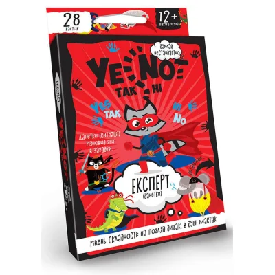 Настільна гра Danko Toys ТакНі. Експерт (укр) (YEN-01-03U)