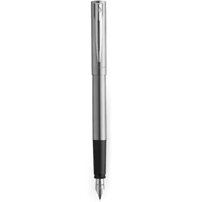 Ручка пір'яна Waterman ALLURE Chrome CT  FP F + Картриджі Mini блістер (13 314b2)
