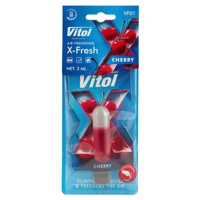 Ароматизатор для автомобіля VITOL X-Fresh Cherry (VF01)