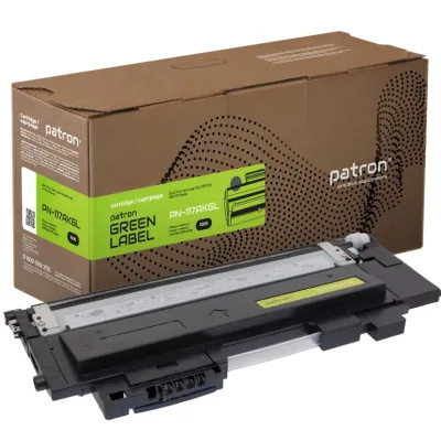 Тонер-картридж Patron HP 117A (W2070A) black Green Label (PN-117AKGL)