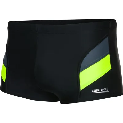 Плавки Aqua Speed Aron 338-138 чорний, жовтий 5XL (5908217671462)