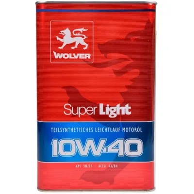 Моторна олива Wolver Super Light 10W-40, API SN/CF 5л (4260360943904)