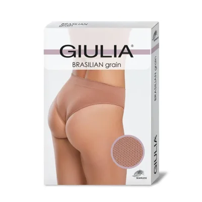 Труси Giulia Brasilian Briefs Grain Black S/M (4823116930254)