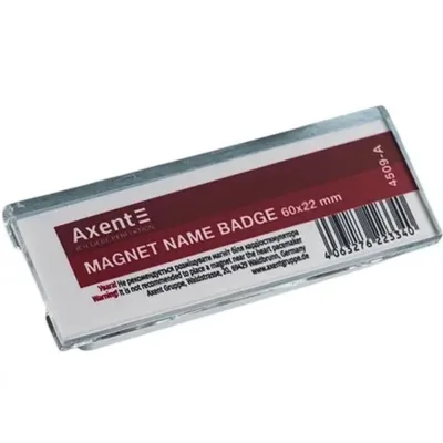 Бейдж Axent акриловий на магніті 4509 (60х22 мм) (4509-A)