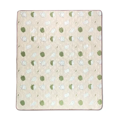 Туристичний килимок Naturehike 210х240 см CNK2350WS010 Бежевий з котами (6976507661720)