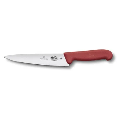 Кухонний ніж Victorinox Fibrox розділочний 19 см, червоний (5.2001.19)