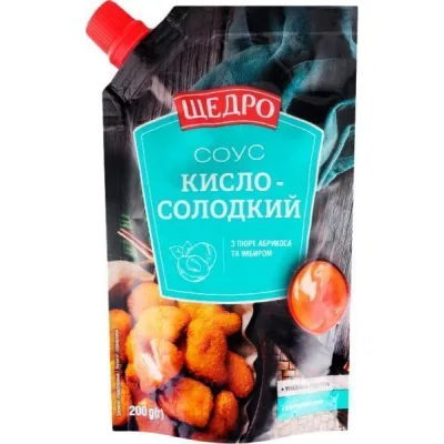 Соус Щедро Кисло-солодкий 200 г (4823097407615)
