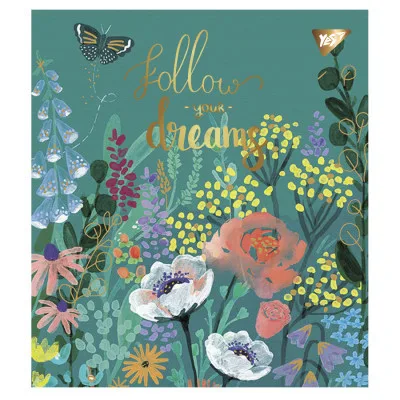 Зошит Yes А5 Follow your dreams 48 аркушів клітинка (766872)