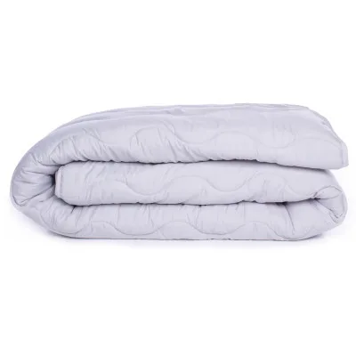 Ковдра MirSon антиалергенна EcoSilk всесезонна №9007 Eco Light Gray 220x240 см (2200005994375)