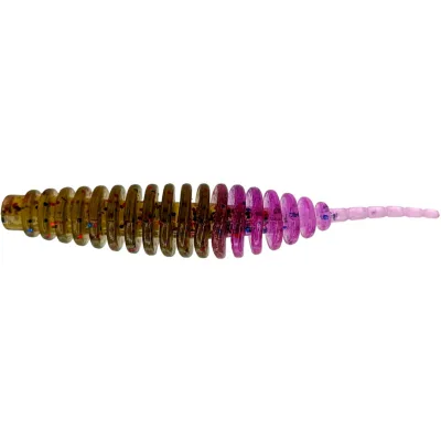 Силікон рибальський FishUP Tanta 2" 249 - Green Pumpkin/Violet (9шт/уп) (1864.11.03)