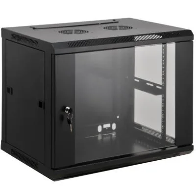 Шафа настінна Kingda 6U 19" 600x600 RAL9004 (KD-007-6606)