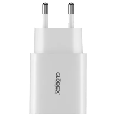 Зарядний пристрій Globex 2xUSB 12W FastPower white (12WAC)