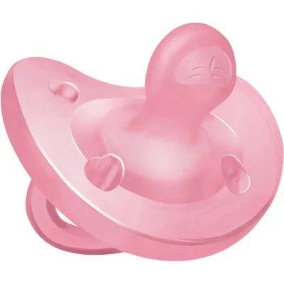 Пустушка Chicco Physioforma Soft силіконова від 6 до 16 місяців, 1шт. (рожева) (73091.92)