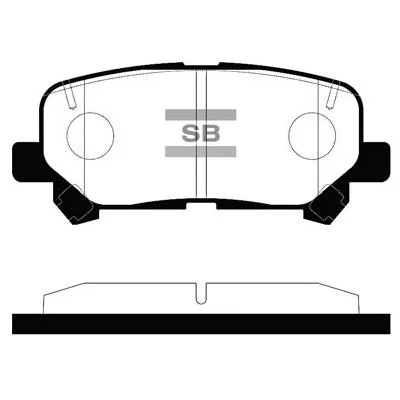 Гальмівні колодки HI-Q SP1461A