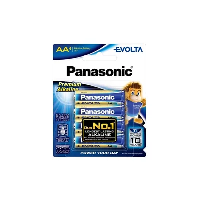 Батарейка AA Evolta лужна 4pcs Blister Panasonic (LR6EG/4B)