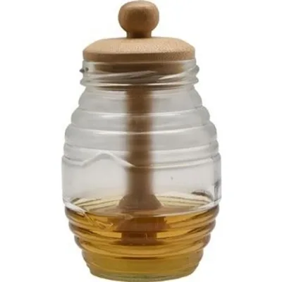 Банка для меду ARDESTO Midori 500 мл, бамбук, скло (AR0922)