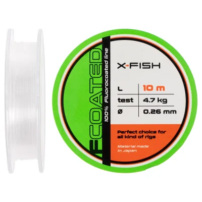 Флюорокарбон X-Fish FCoated 10m 0.26mm 4.7kg (1917.01.26)