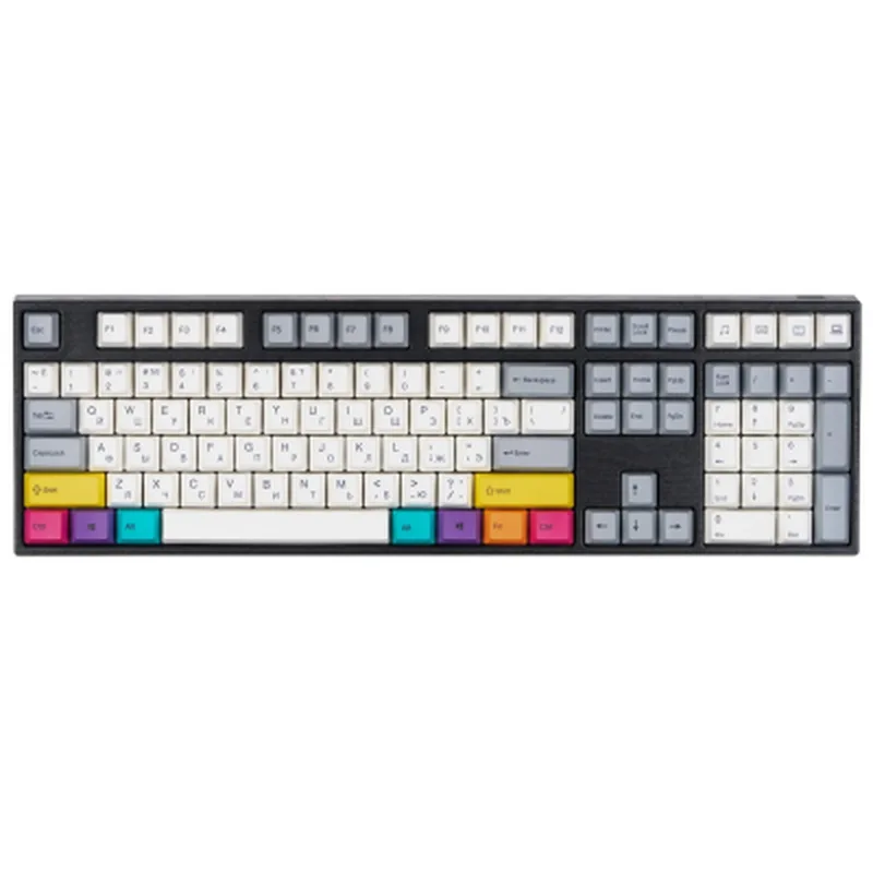 Клавіатура Varmilo APT108 CMYK Daisy L Wireless White Led UA (A93A024F9A5A17A007)