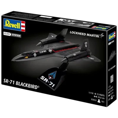 Збірна модель Revell модель літак Lockheed SR-71 Blackbird, рівень 2, 1:110 (RVL-03652)