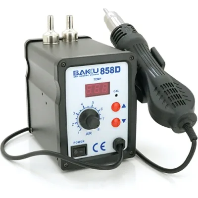 Паяльна станція Bakku BK-858D цифрова індикація, фен (138*100*150) 1,85 кг (BK-858D)