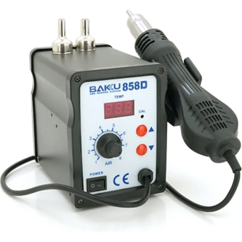 Паяльна станція Bakku BK-858D цифрова індикація, фен (138*100*150) 1,85 кг (BK-858D)
