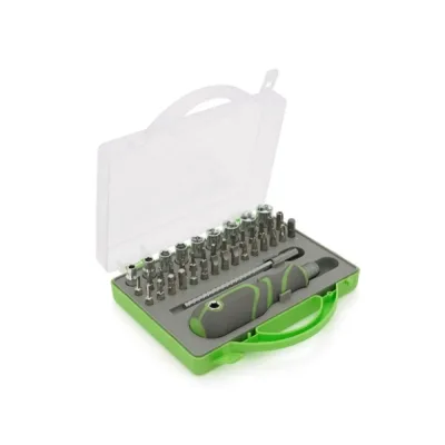 Викрутка Voltronic 41-in-1, насадки та головки, довжина тримача 88 mm (YT-41-1)