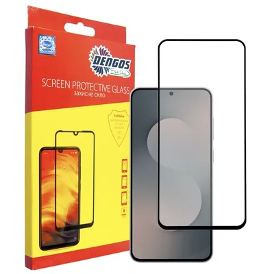 Скло захисне Dengos Full Glue Samsung Galaxy S25 FE Black (TGFG-417)