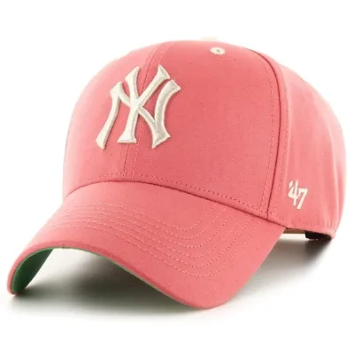 Кепка 47 Brand New York Yankees Rocky B-RCKYM17GWP-IR темно-рожевий, зелений (196002666792)