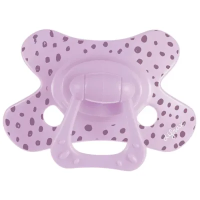 Пустушка Difrax Natural, 6+ міс (127 Lilac_dots)