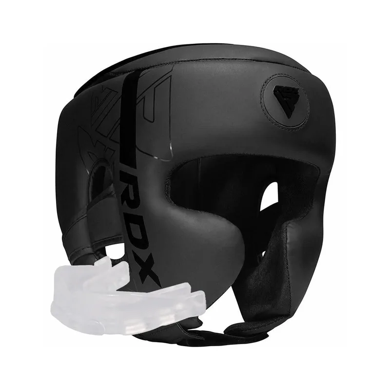 Боксерський шолом RDX F6 Kara Matte Black M (HGR-F6MB-M)