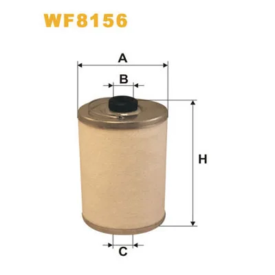 Фільтр паливний Wixfiltron WF8156