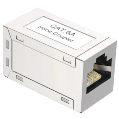 Зрощувач STP, cat.6A, RJ45 to RJ45 Kingda (KD-CB42S-C6A)