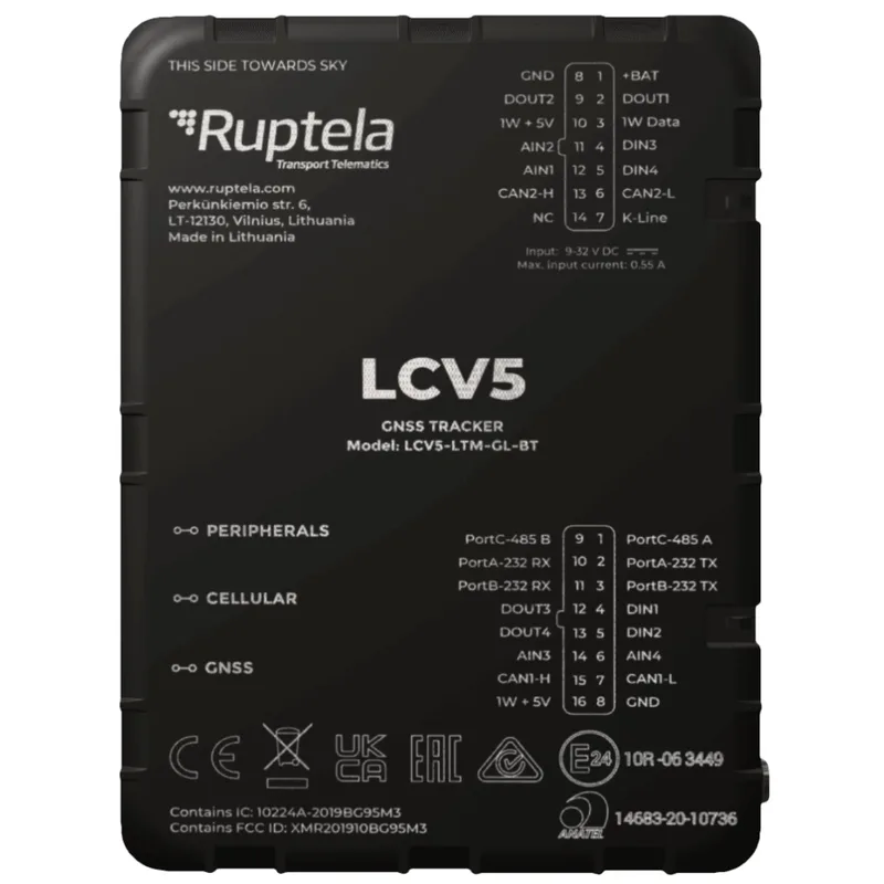 GPS-трекер для авто Ruptela Advanced CAN Tracker LCV5 (LCV5)