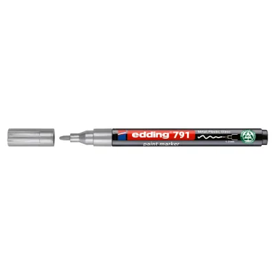 Маркер Edding Paint e-791 1-2 мм круглий срібний (e-791/54n)