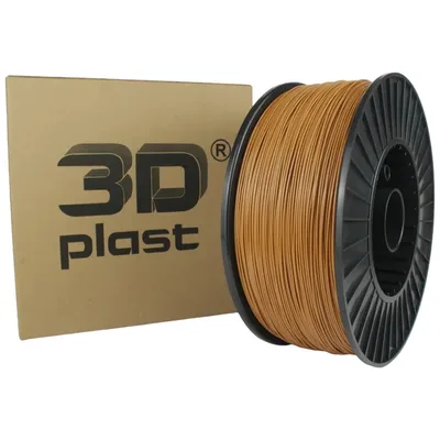 Пластик для 3D-принтера 3Dplast PLA 1.75мм, 3кг, coyote (3DPLA1753KYT)