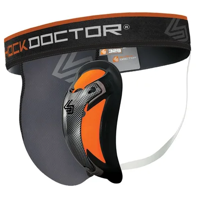 Захист паху Shock Doctor 329 Supporter with Ultra Carbon Flex Cup Grey S (329-GR-S)