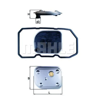 Трансмісійний фільтр Mahle HX158D