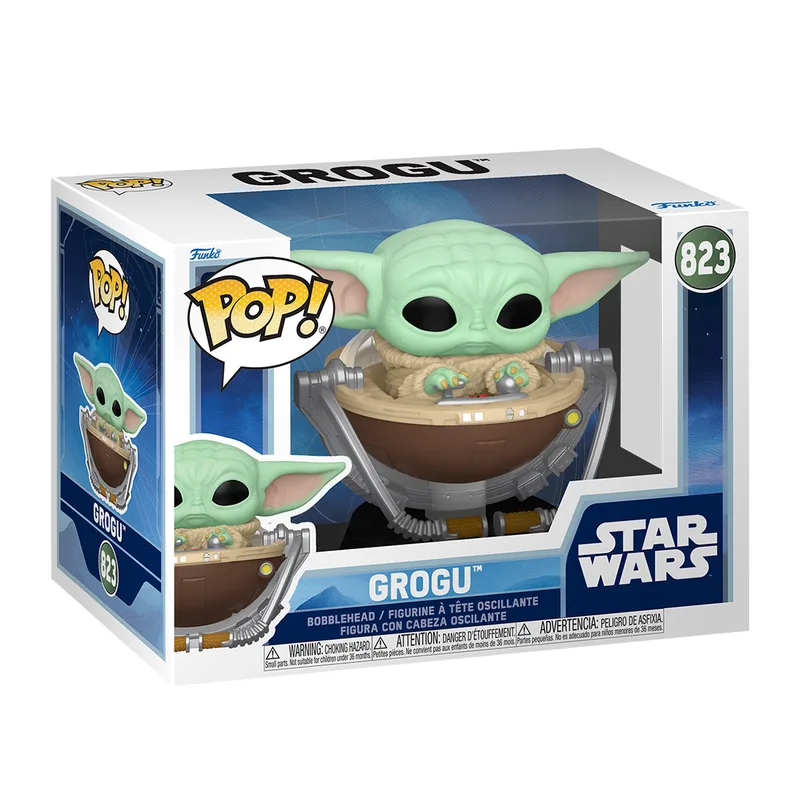 Фігурка Funko Pop серії Мандалорець - Ґроґу у колясці (90451)