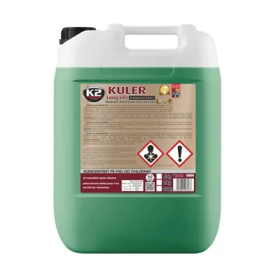 Антифриз K2 Kuler Long Life G11 зелена концентрат 20 кг (W416Z)