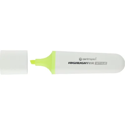 Маркер Centropen текстовий Highlighter Style 1-4,6 мм клин. жовтий (6252/51)