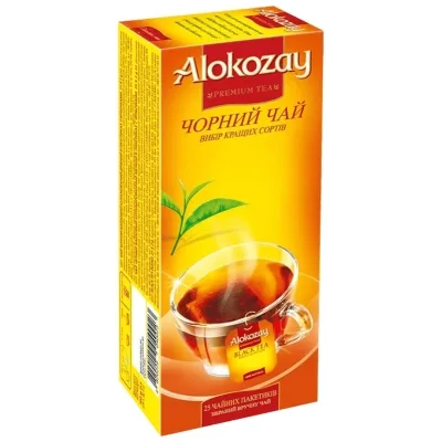 Чай Alokozay чорний 25х2 г (фільтр-пакет без нитки) (4820229040832)