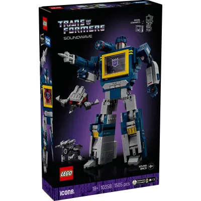 Конструктор LEGO Icons Transformers: Саундвейв (10358)