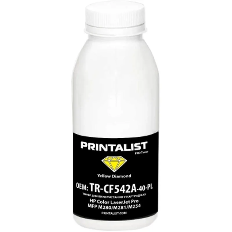 Тонер HP CLJ Pro MFP M280/M281/M254, 40г Yello Printalist (TR-CF542A-40-PL)