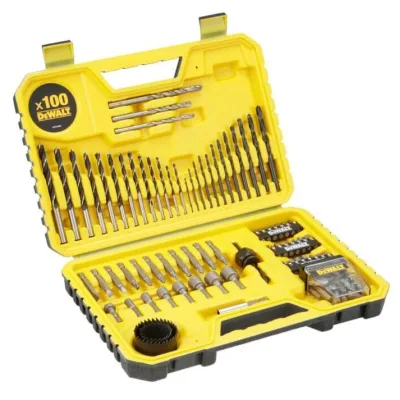Набір свердл і біт DeWALT 100 шт, кейс (DT71563)