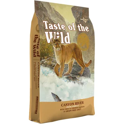 Сухий корм для кішок Taste of the Wild Canyon River Feline Formula з фореллю та лососем 6.6 кг (0074198614301)