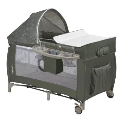 Ліжечко Lionelo манеж SVEN PLUS BEIGE OLIVE (LO-SVEN PLUS BEIGE OLIVE)