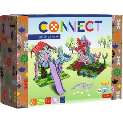 Конструктор Trefl Connect 2 в 1, 255 деталей (5900511619782)