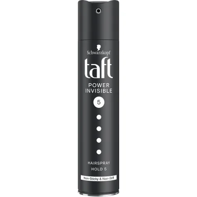 Лак для волосся Taft Power Невидима Фіксація 5 250 мл (4015001003581/9000100876520)